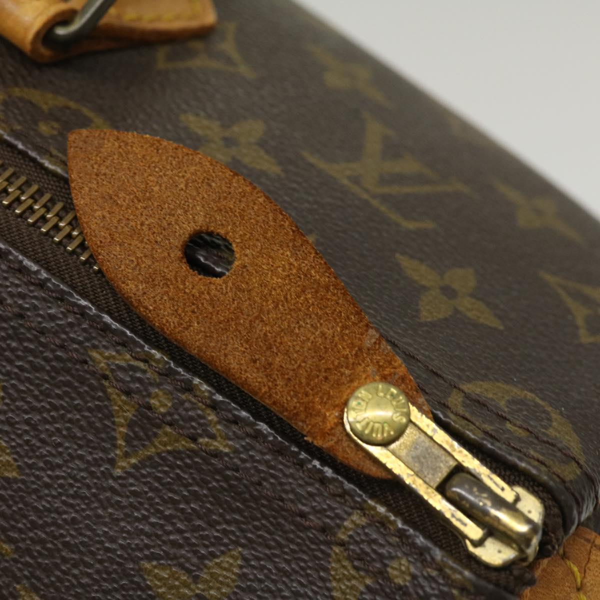 LOUIS VUITTON Monogram Speedy 35 Hand Bag M41524 LV Auth 29655