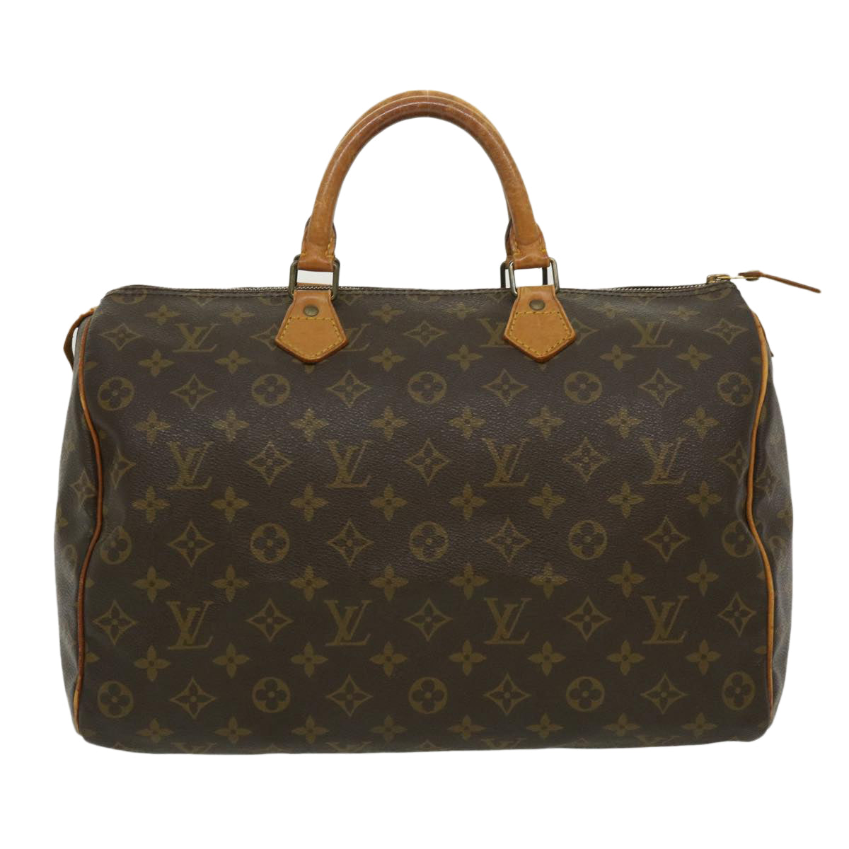 LOUIS VUITTON Monogram Speedy 35 Hand Bag M41524 LV Auth 29655