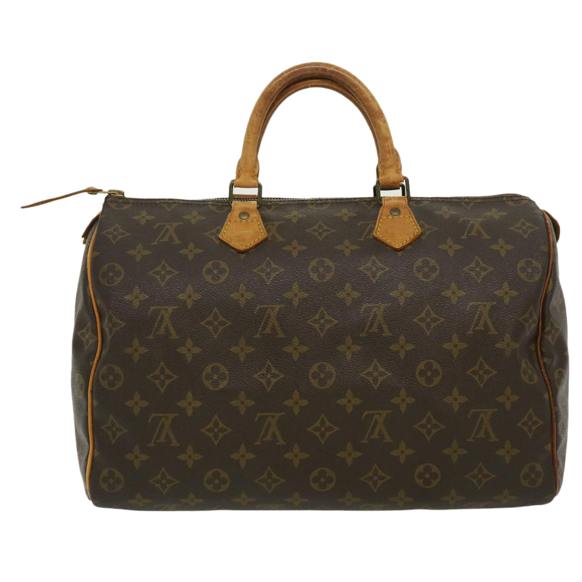 LOUIS VUITTON Monogram Speedy 35 Hand Bag M41524 LV Auth 29655