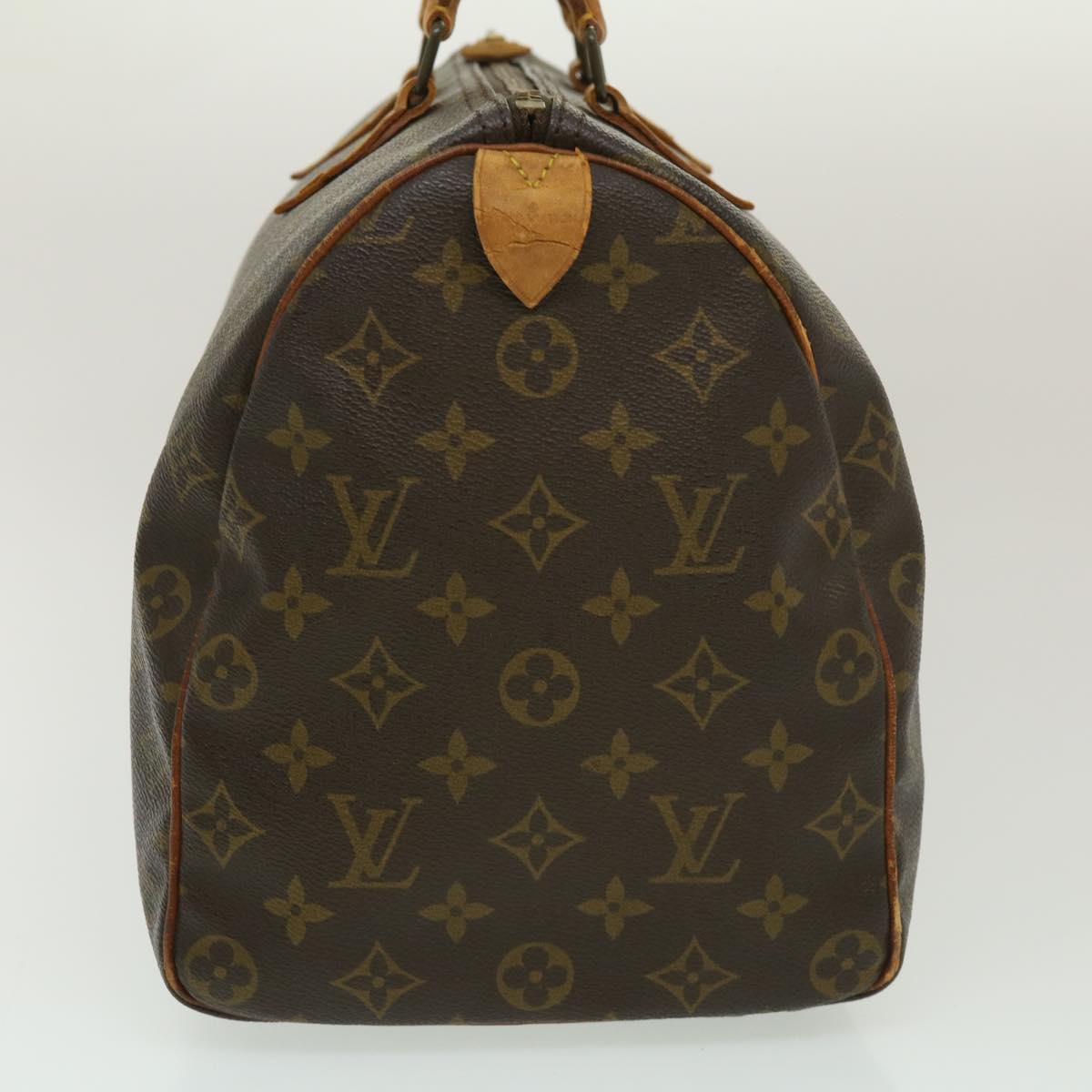 LOUIS VUITTON Monogram Speedy 35 Hand Bag M41524 LV Auth 29655