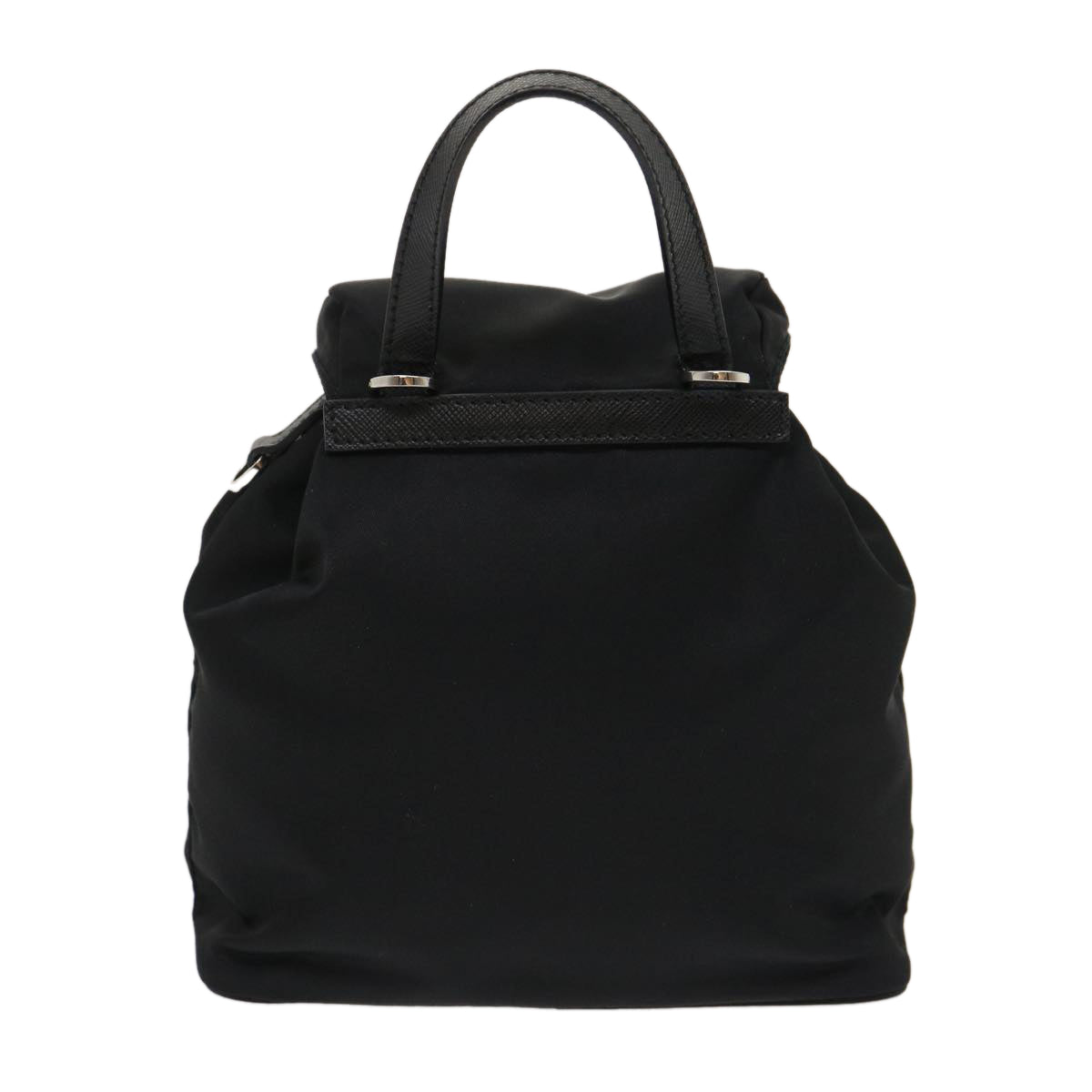 PRADA Chain Mini Shoulder Bag Nylon Black 1BH029 V44 F0002 Auth 29659A - 0