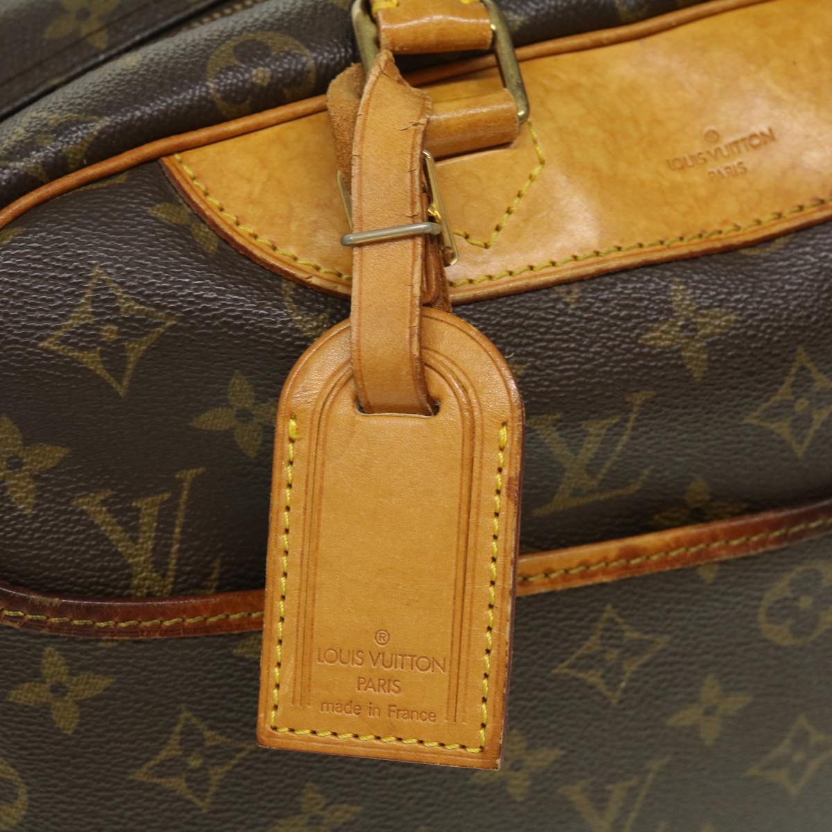 LOUIS VUITTON Monogram Deauville Hand Bag M47270 LV Auth 29715