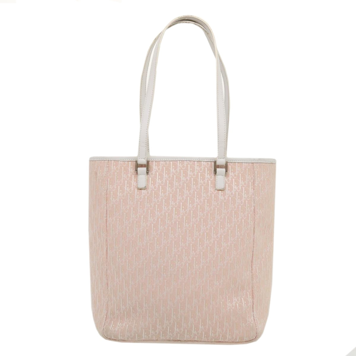 Christian Dior Trotter Canvas Shoulder Bag Canvas Pink Auth 29770 - 0