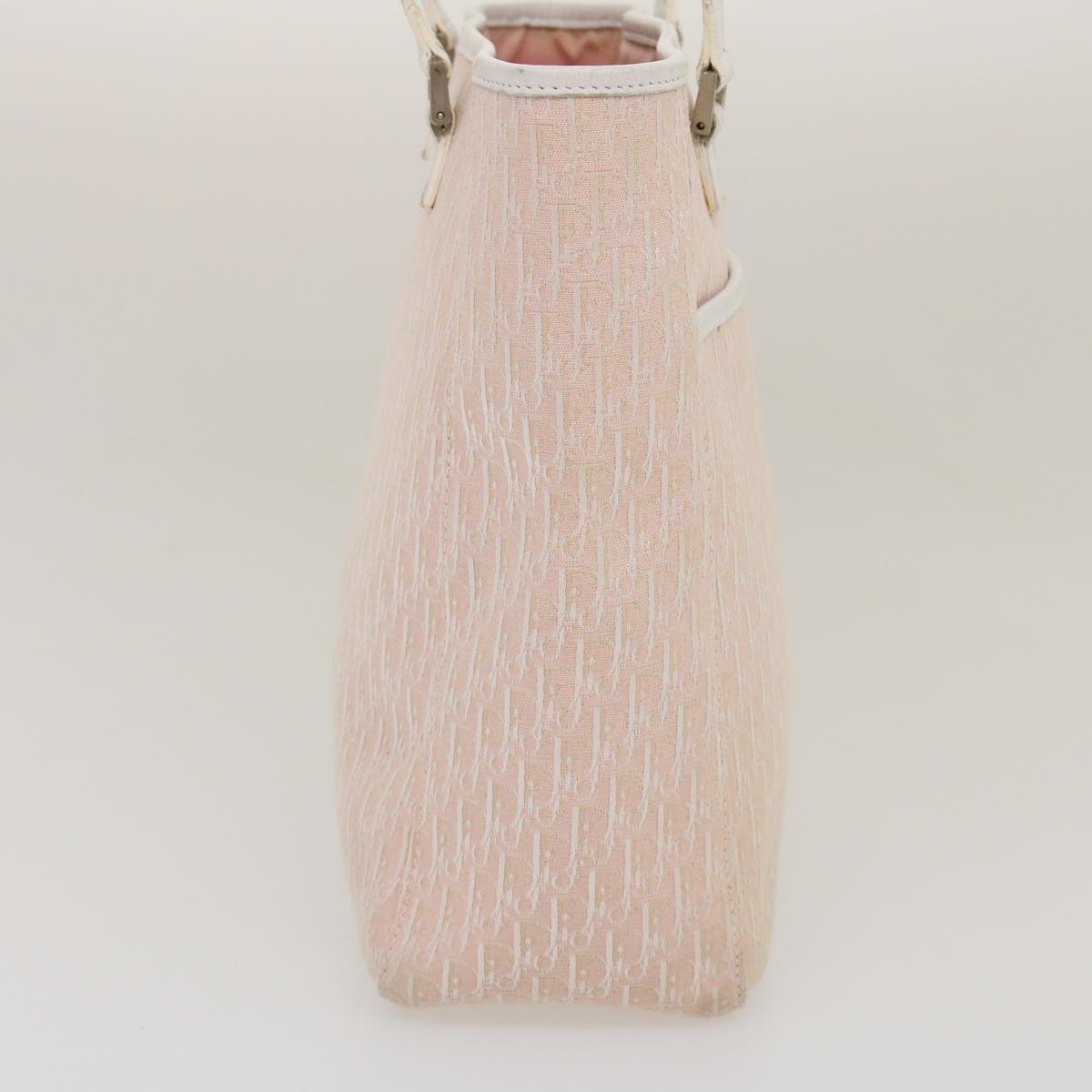 Christian Dior Trotter Canvas Shoulder Bag Canvas Pink Auth 29770