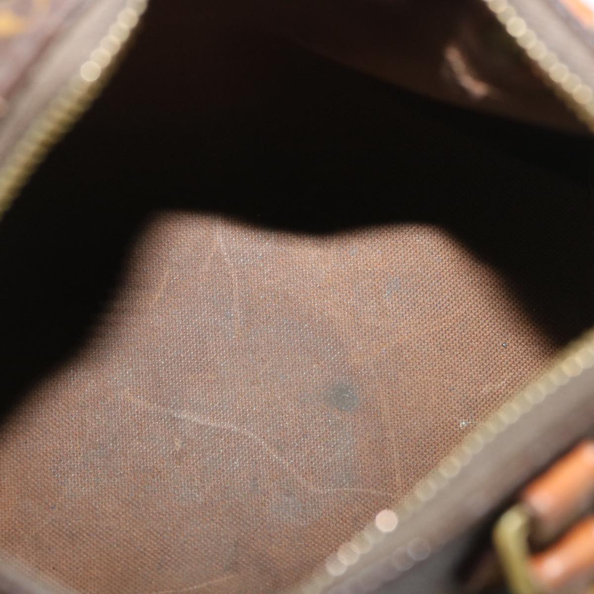 LOUIS VUITTON Monogram Nano speedy Shoulder Bag M61252 LV Auth 29825