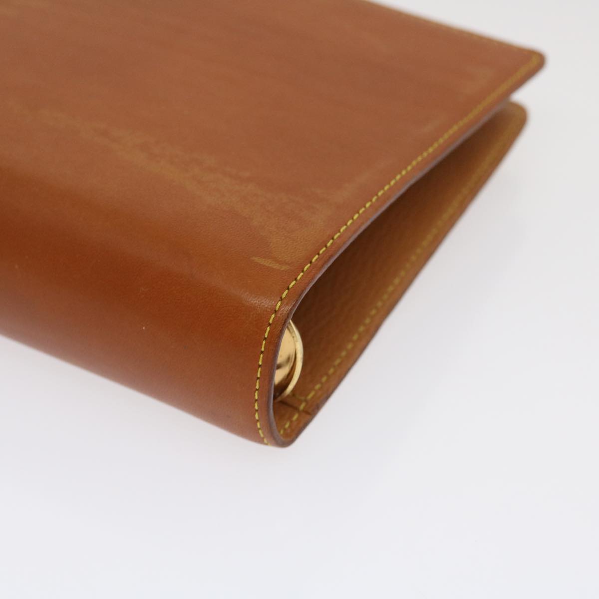 LOUIS VUITTON Nomad Agenda MM Day Planner Cover Brown R20105 LV Auth 29827