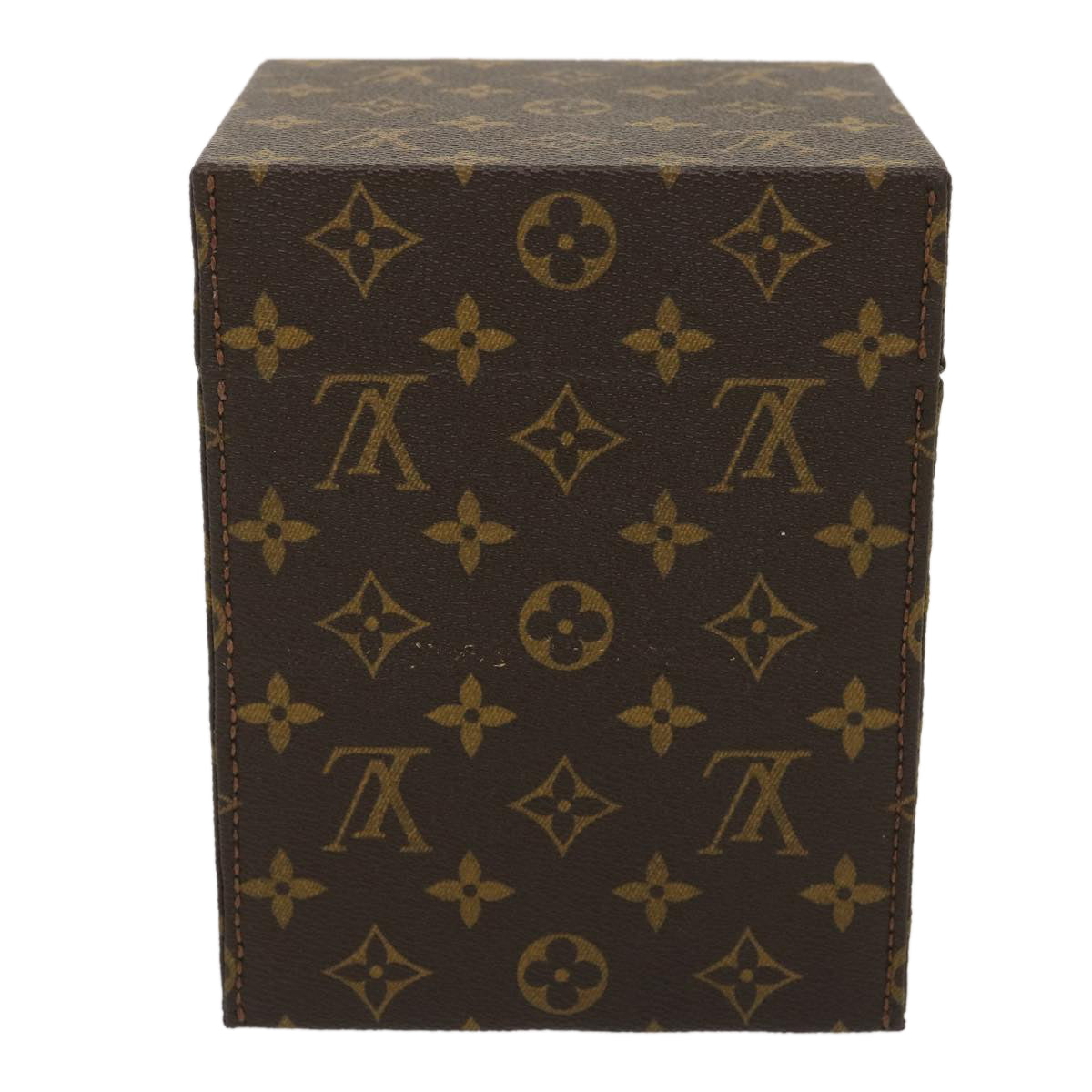 LOUIS VUITTON Monogram Coffret winding machine Accessory Case M48126 Auth 29828A