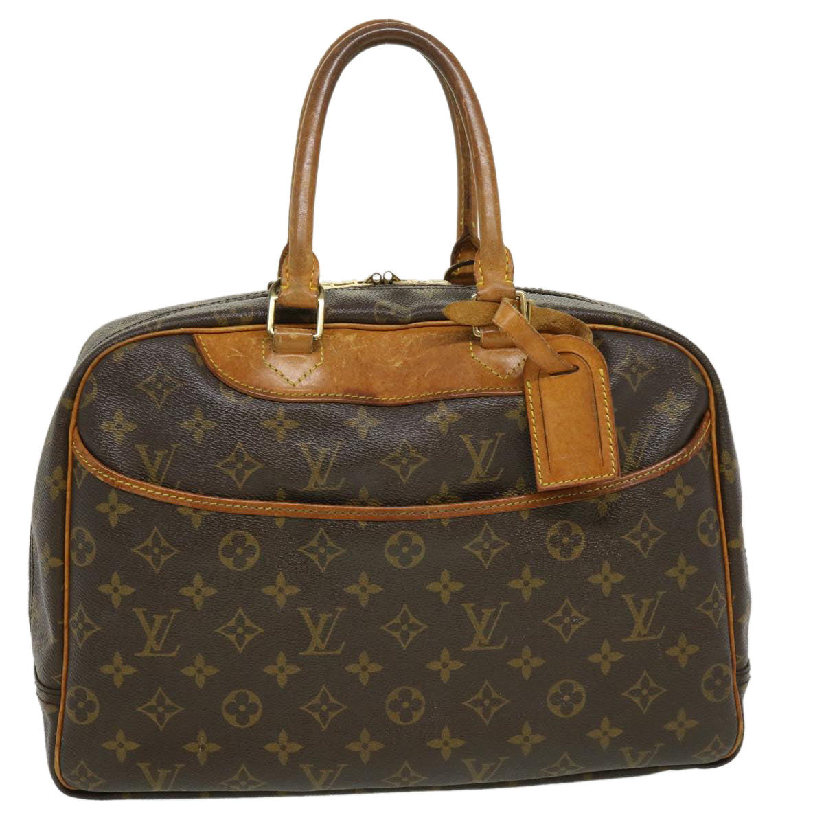 LOUIS VUITTON Monogram Deauville Hand Bag M47270 LV Auth 29832