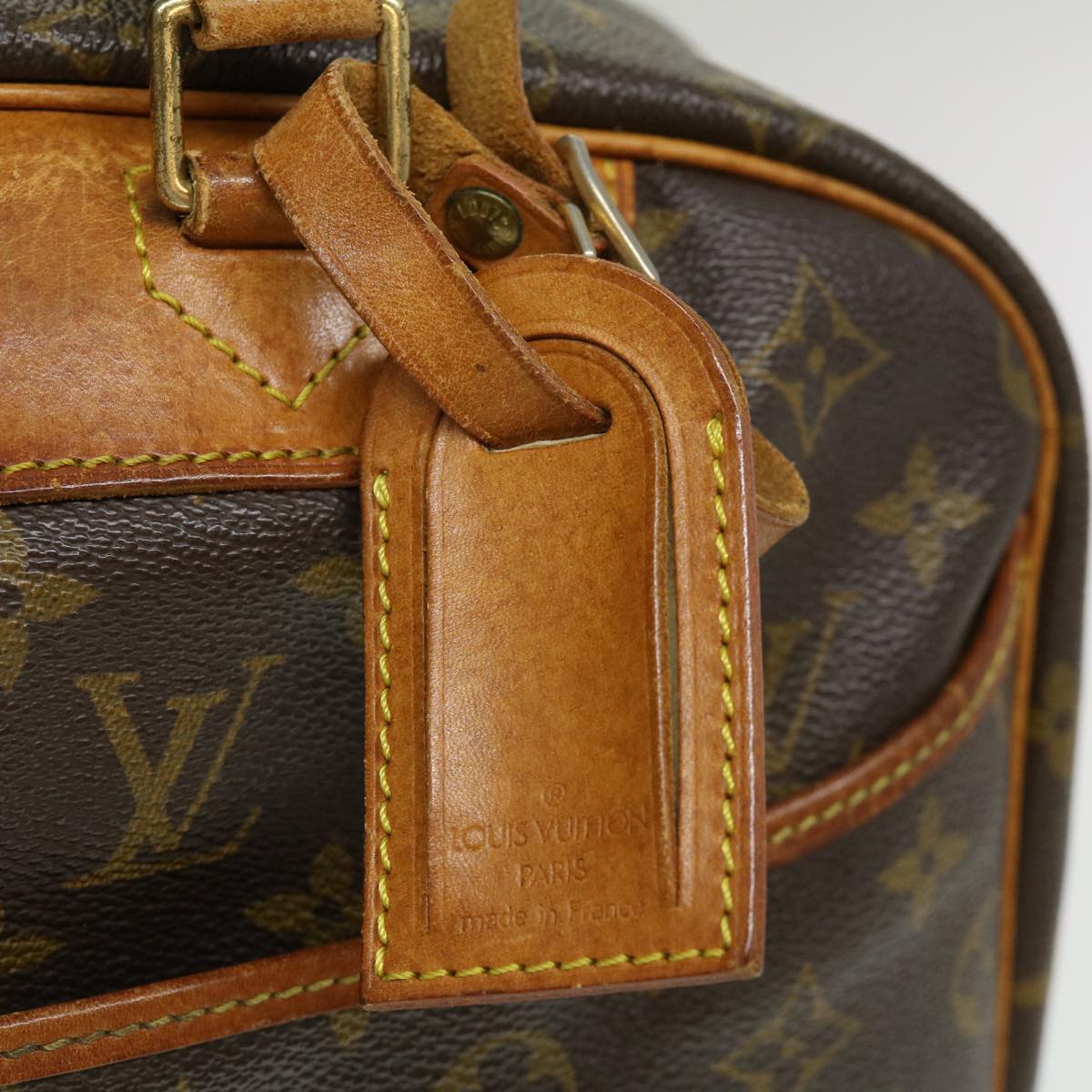 LOUIS VUITTON Monogram Deauville Hand Bag M47270 LV Auth 29832