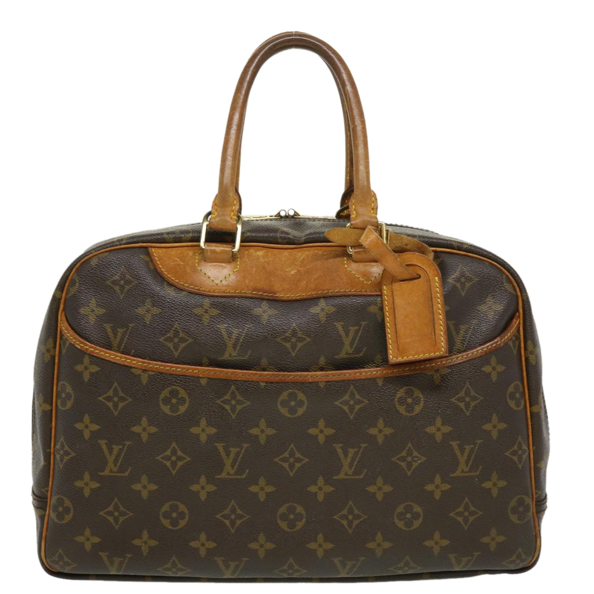 LOUIS VUITTON Monogram Deauville Hand Bag M47270 LV Auth 29832