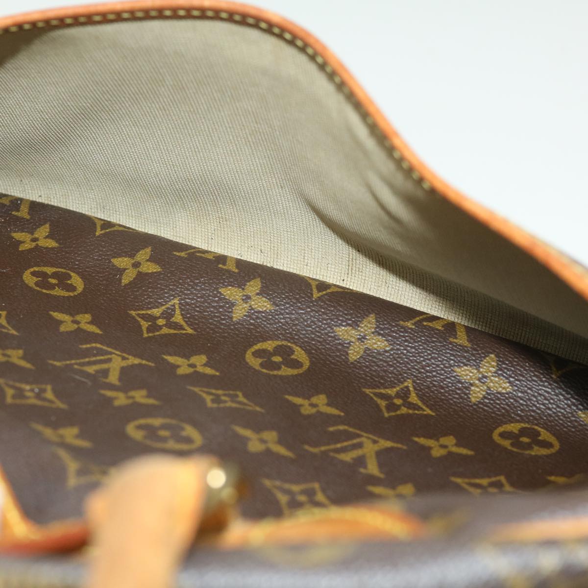 LOUIS VUITTON Monogram Deauville Hand Bag M47270 LV Auth 29832