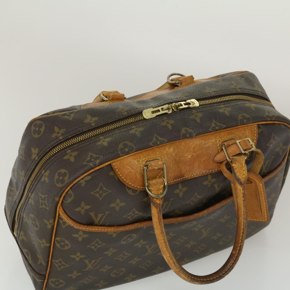 LOUIS VUITTON Monogram Deauville Hand Bag M47270 LV Auth 29832