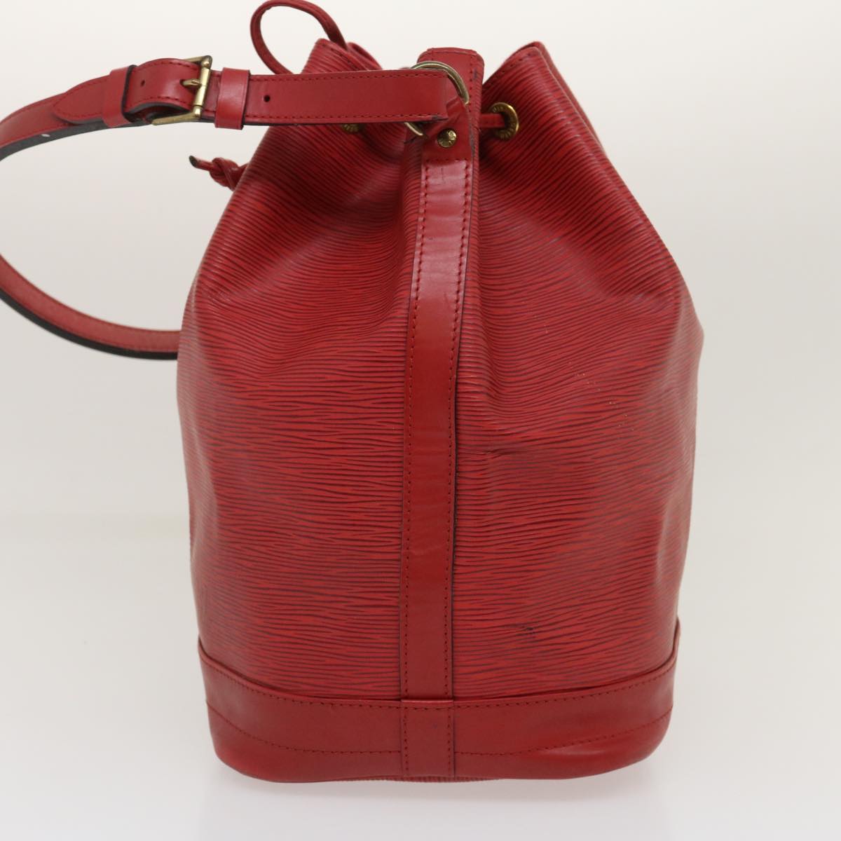 LOUIS VUITTON Epi Noe Shoulder Bag Red M44007 LV Auth 29837