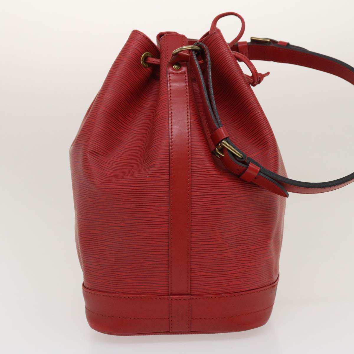 LOUIS VUITTON Epi Noe Shoulder Bag Red M44007 LV Auth 29837