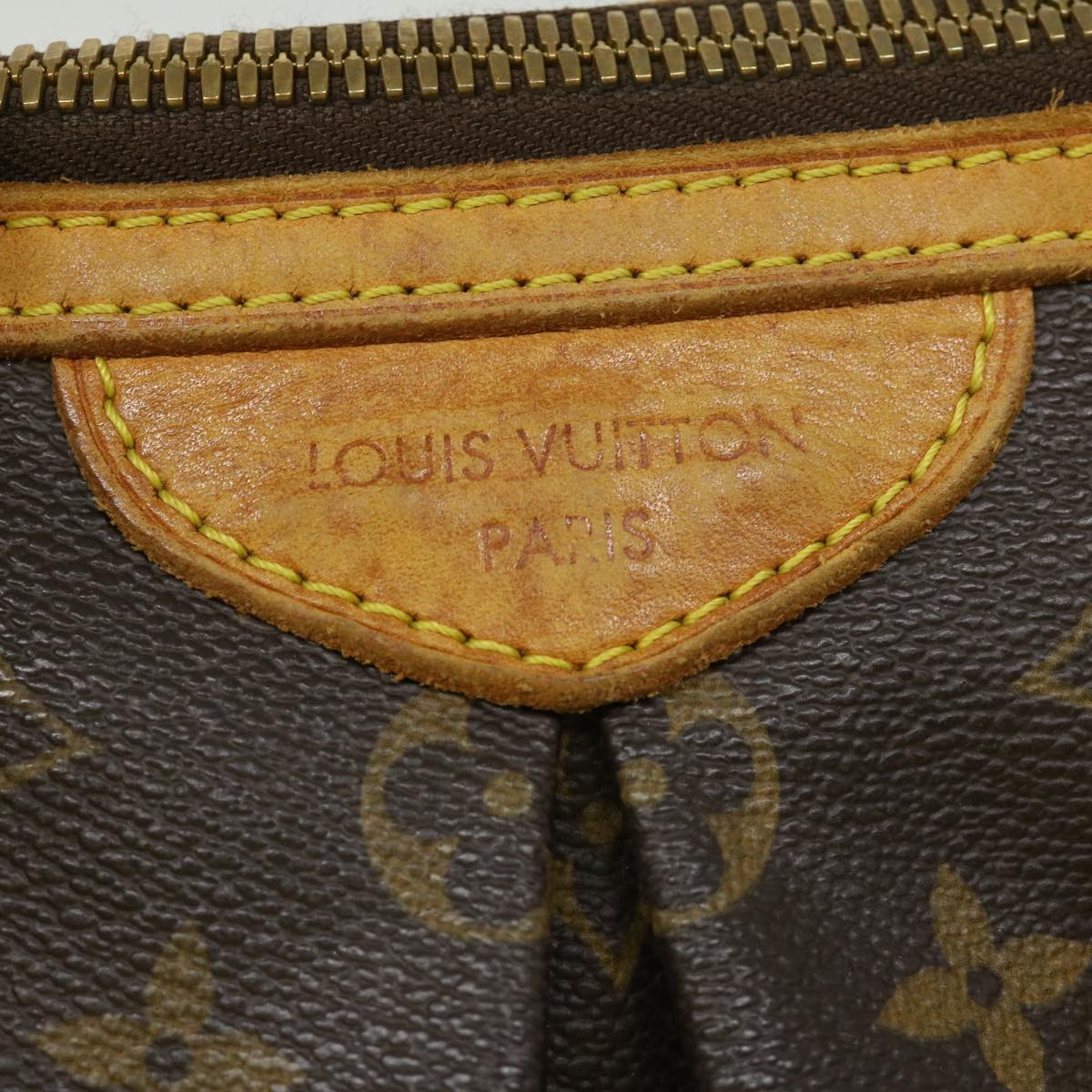 LOUIS VUITTON Monogram Palermo PM Tote Bag M40145 LV Auth 29858