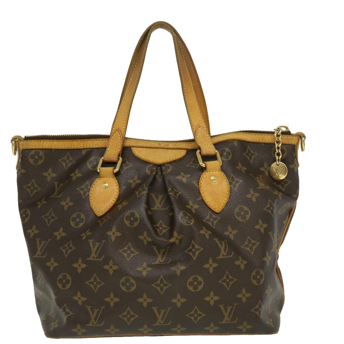 LOUIS VUITTON Monogram Palermo PM Tote Bag M40145 LV Auth 29858 - 0