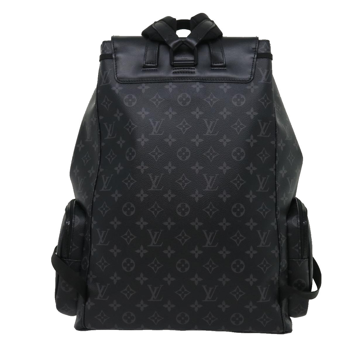 LOUIS VUITTON Monogram Eclipse Trio Backpack Backpack M45538 LV Auth 29886A