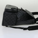 LOUIS VUITTON Monogram Eclipse Trio Backpack Backpack M45538 LV Auth 29886A-3
