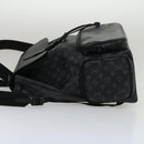 LOUIS VUITTON Monogram Eclipse Trio Backpack Backpack M45538 LV Auth 29886A-4