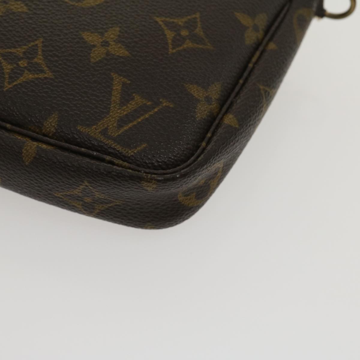 LOUIS VUITTON Monogram Pochette Accessoires Pouch M51980 LV Auth 29888