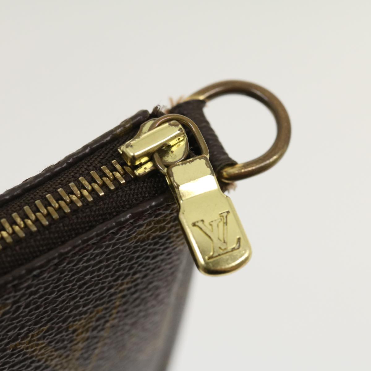 LOUIS VUITTON Monogram Pochette Accessoires Pouch M51980 LV Auth 29888