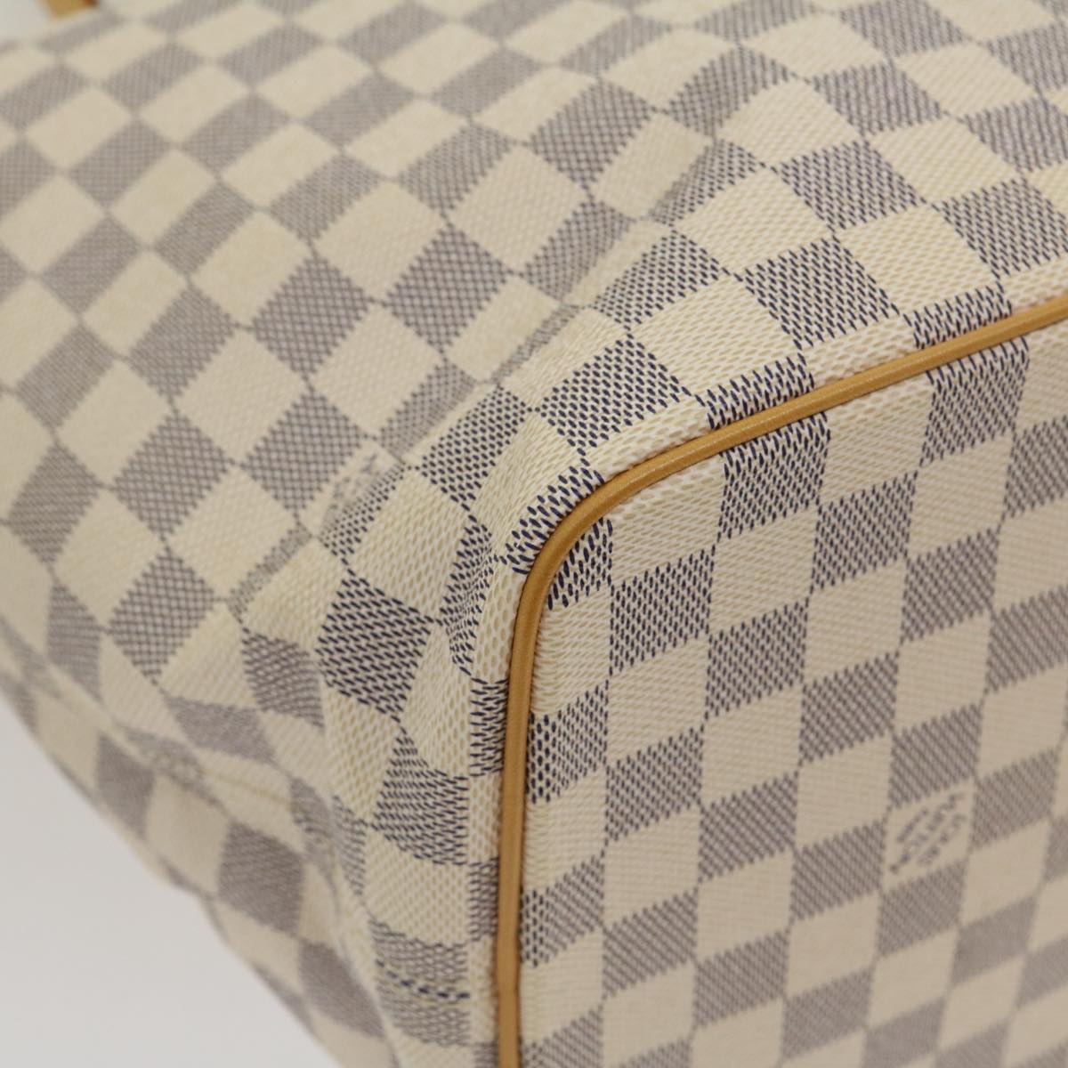 LOUIS VUITTON Damier Azur Saleya MM Tote Bag N51185 LV Auth 29909A