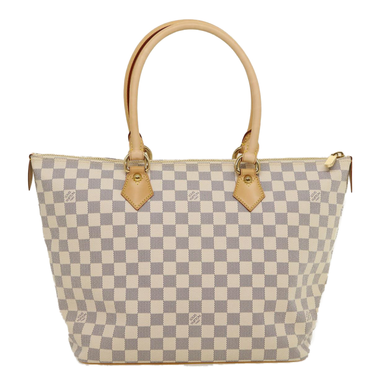 LOUIS VUITTON Damier Azur Saleya MM Tote Bag N51185 LV Auth 29909A - 0