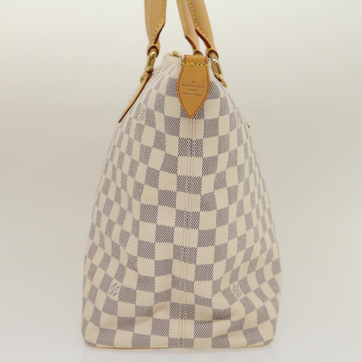 LOUIS VUITTON Damier Azur Saleya MM Tote Bag N51185 LV Auth 29909A