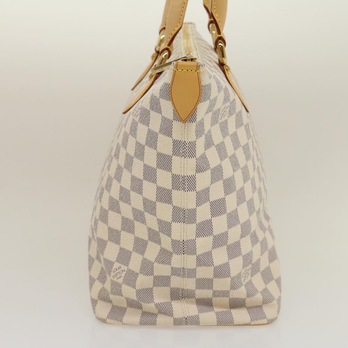 LOUIS VUITTON Damier Azur Saleya MM Tote Bag N51185 LV Auth 29909A