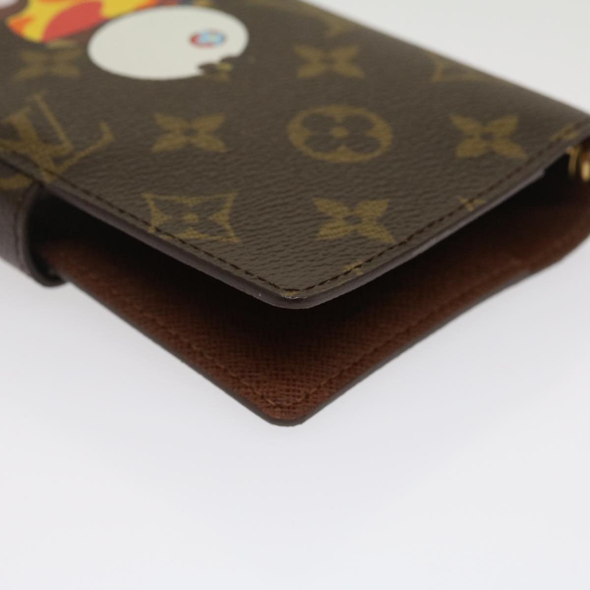 LOUIS VUITTON Monogram Panda Agenda PM Day Planner Cover R20011 LV Auth 29925A