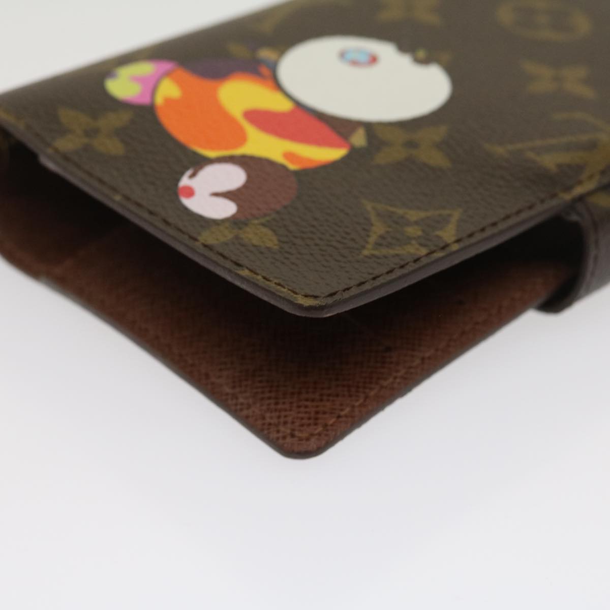 LOUIS VUITTON Monogram Panda Agenda PM Day Planner Cover R20011 LV Auth 29925A