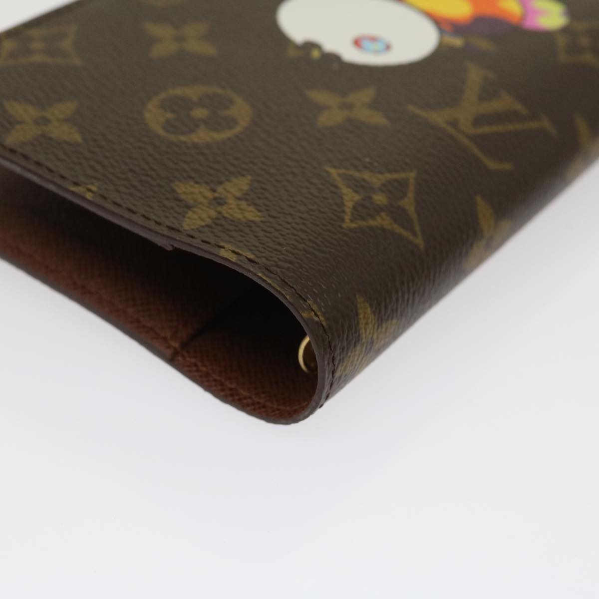 LOUIS VUITTON Monogram Panda Agenda PM Day Planner Cover R20011 LV Auth 29925A