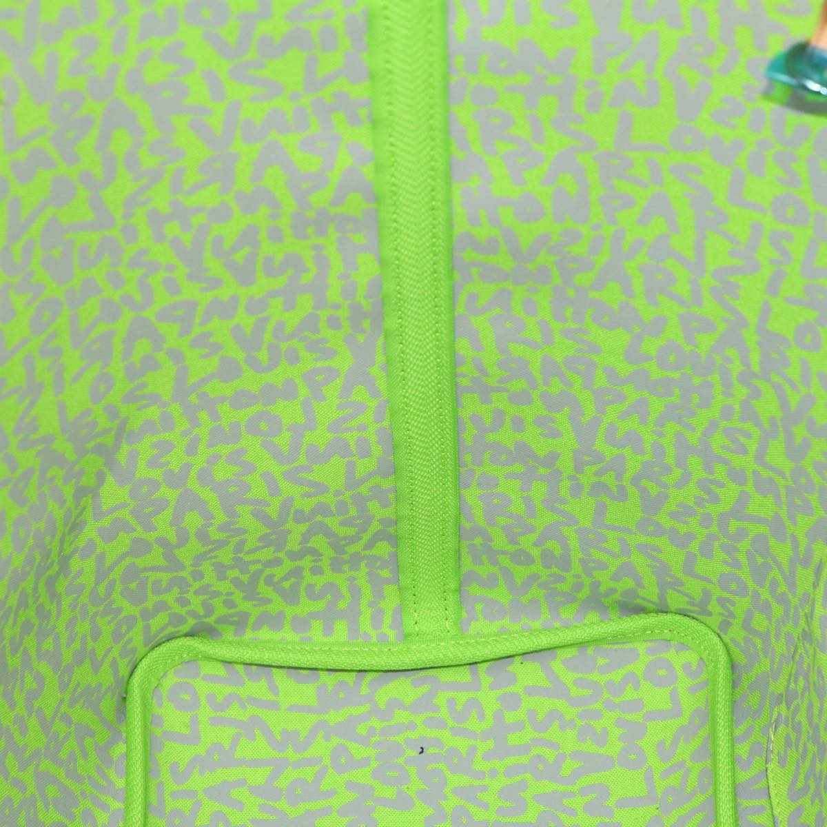 LOUIS VUITTON Monogram Graffiti Neverfull GM Tote Bag Vert M93703 LV Auth 29943A