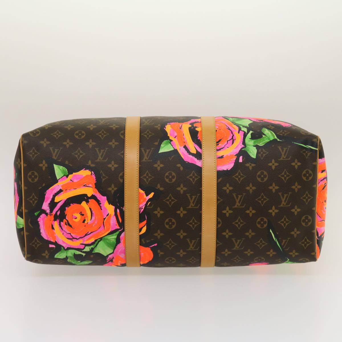 LOUIS VUITTON Monogram Rose Keepall 50 Boston Bag M48605 LV Auth 29944A