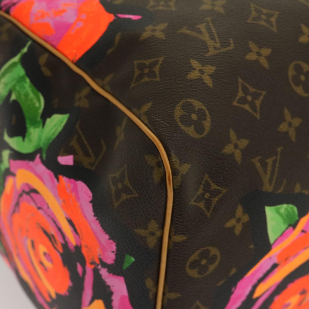 LOUIS VUITTON Monogram Rose Keepall 50 Boston Bag M48605 LV Auth 29944A