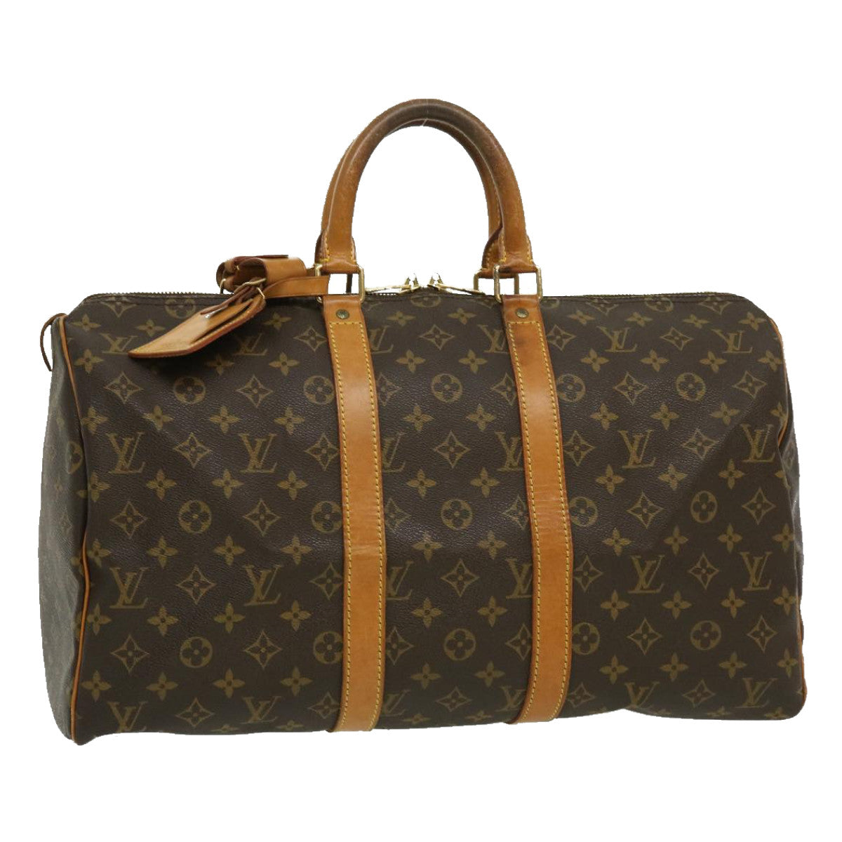 LOUIS VUITTON Monogram Keepall 45 Boston Bag M95011 LV Auth 29956