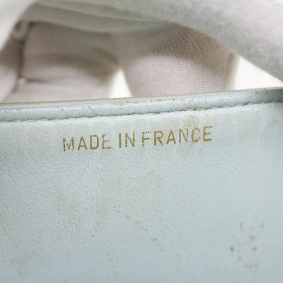 CHANEL Classic Matelasse 25 Double Chain Flap Shoulder Bag Lamb Skin Auth 29961A