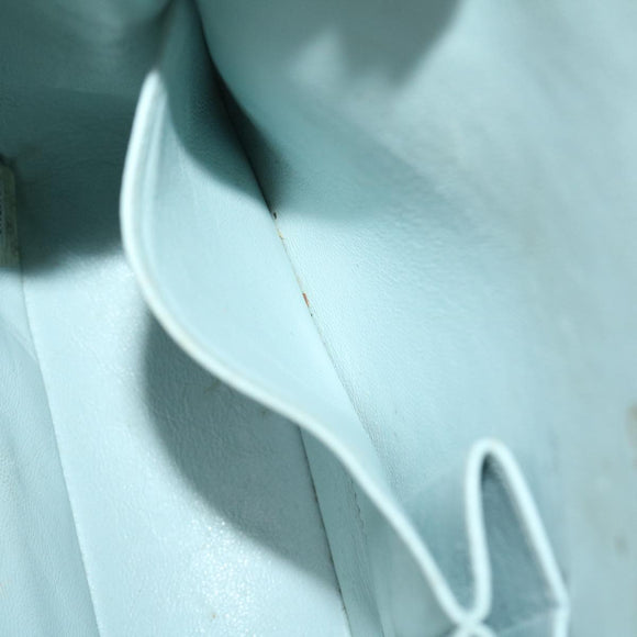 CHANEL Classic Matelasse 25 Double Chain Flap Shoulder Bag Lamb Skin Auth 29961A