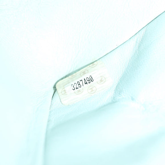 CHANEL Classic Matelasse 25 Double Chain Flap Shoulder Bag Lamb Skin Auth 29961A