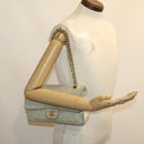 CHANEL Classic Matelasse 25 Double Chain Flap Shoulder Bag Lamb Skin Auth 29961A-30