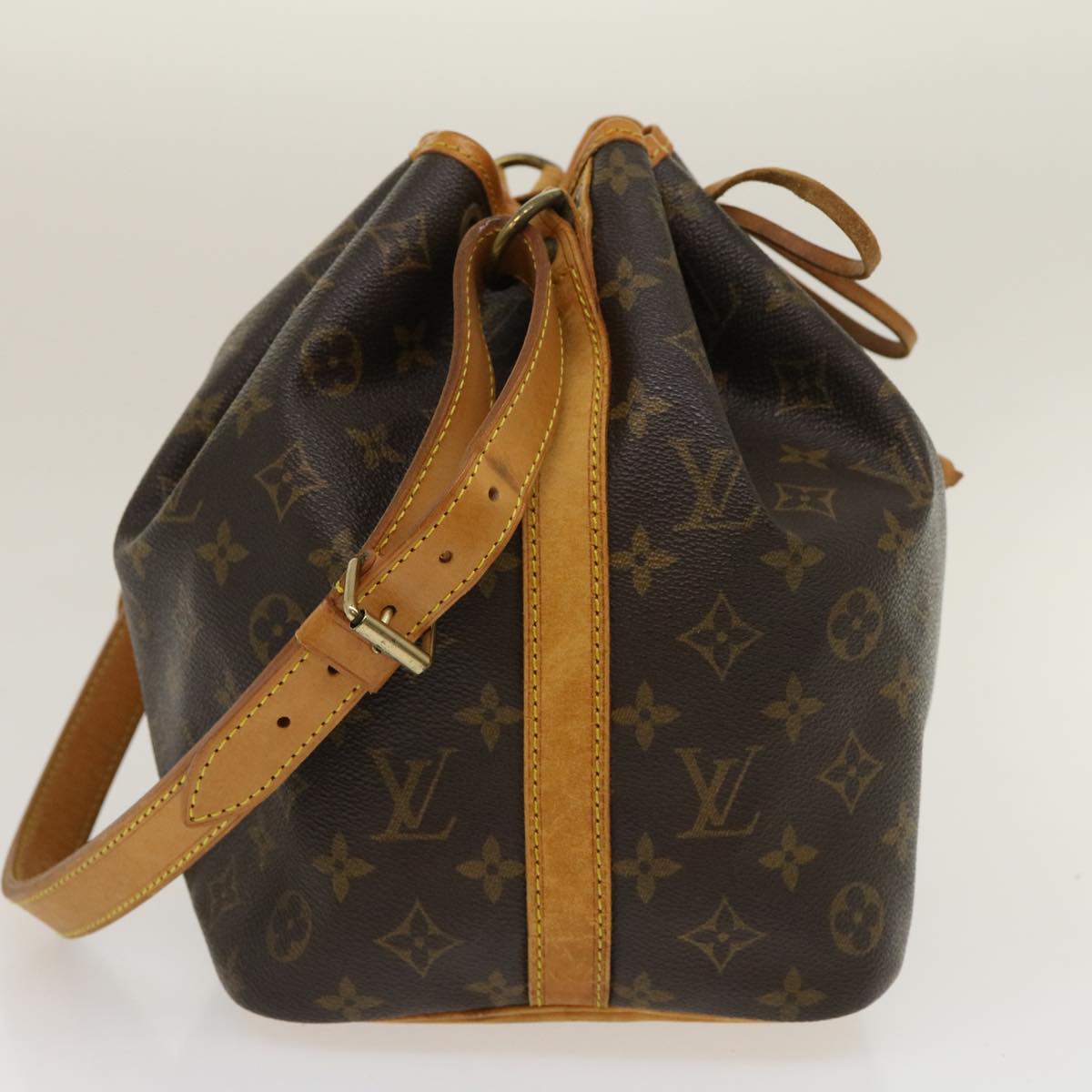 LOUIS VUITTON Monogram Petit Noe Shoulder Bag M42226 LV Auth 29985