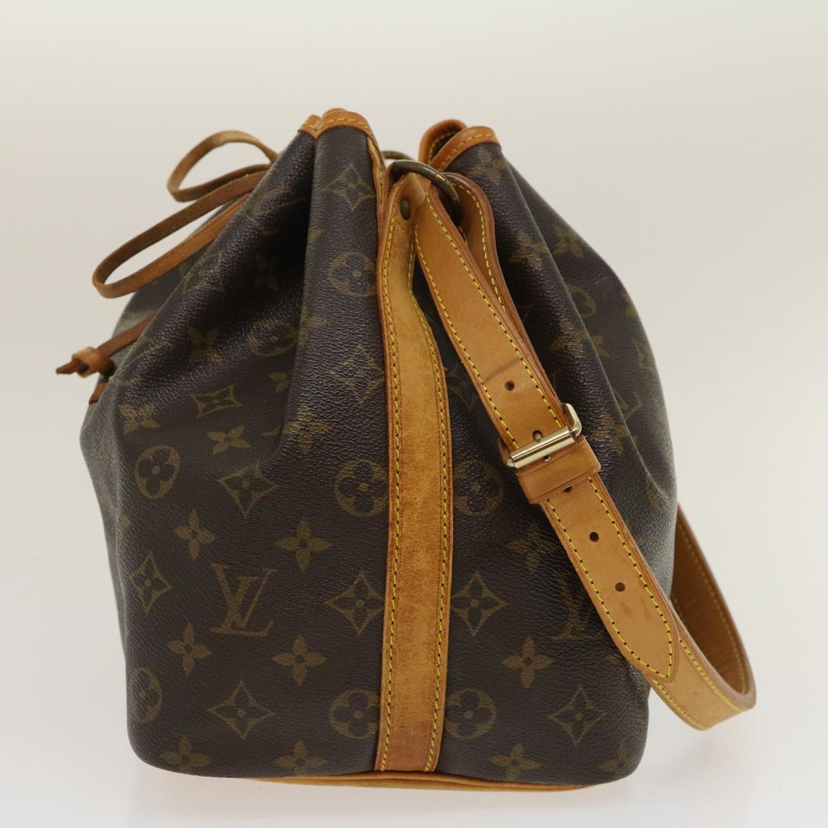 LOUIS VUITTON Monogram Petit Noe Shoulder Bag M42226 LV Auth 29985