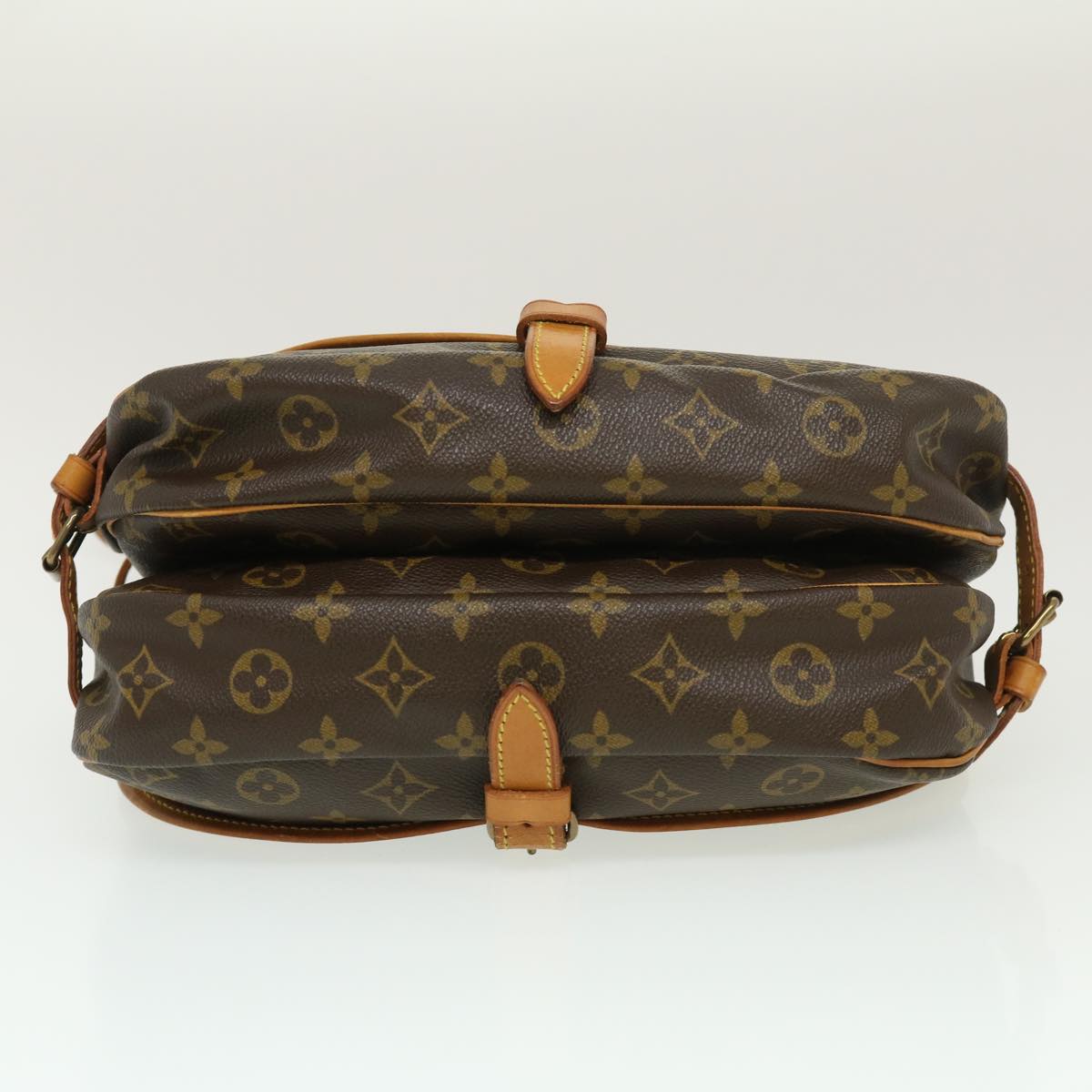 LOUIS VUITTON Monogram Saumur 30 Shoulder Bag M42256 LV Auth 29987