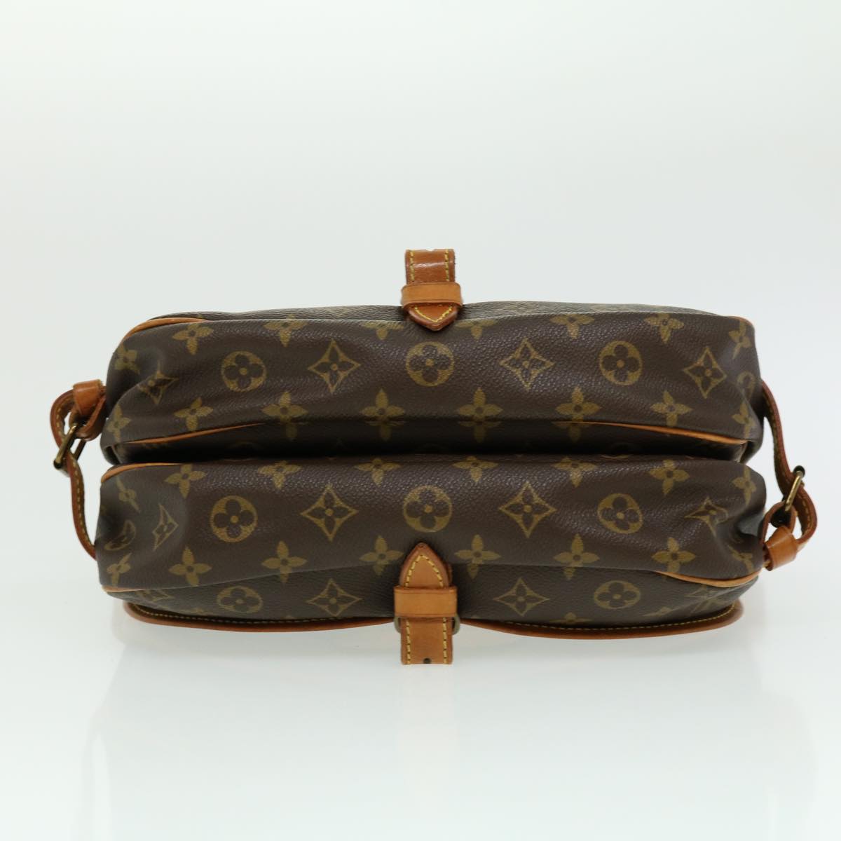 LOUIS VUITTON Monogram Saumur 30 Shoulder Bag M42256 LV Auth 30003