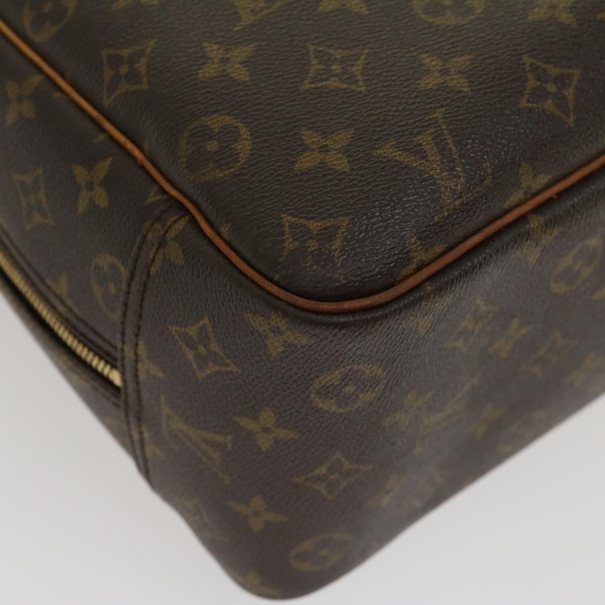 LOUIS VUITTON Monogram Deauville Hand Bag M47270 LV Auth 30005