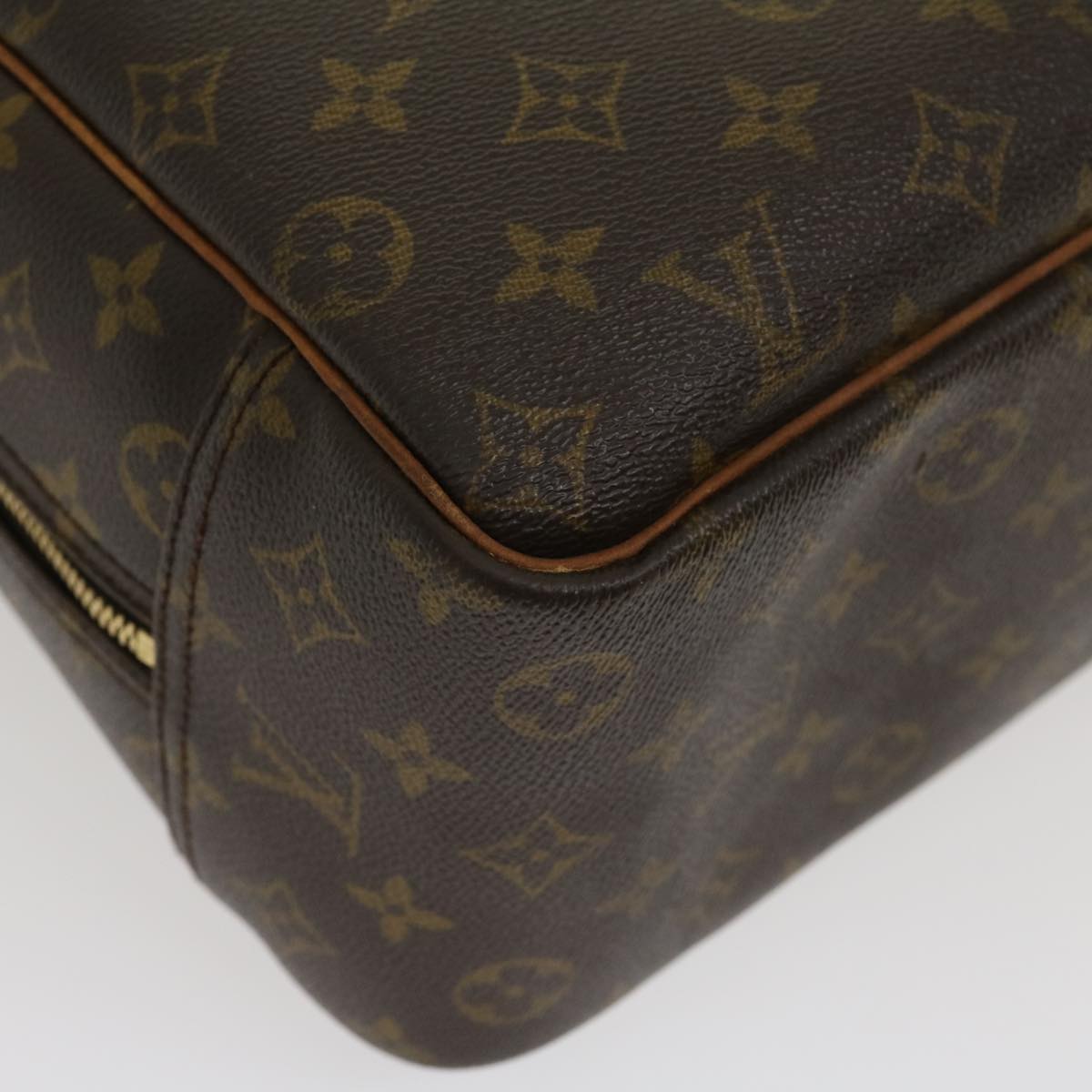 LOUIS VUITTON Monogram Deauville Hand Bag M47270 LV Auth 30005