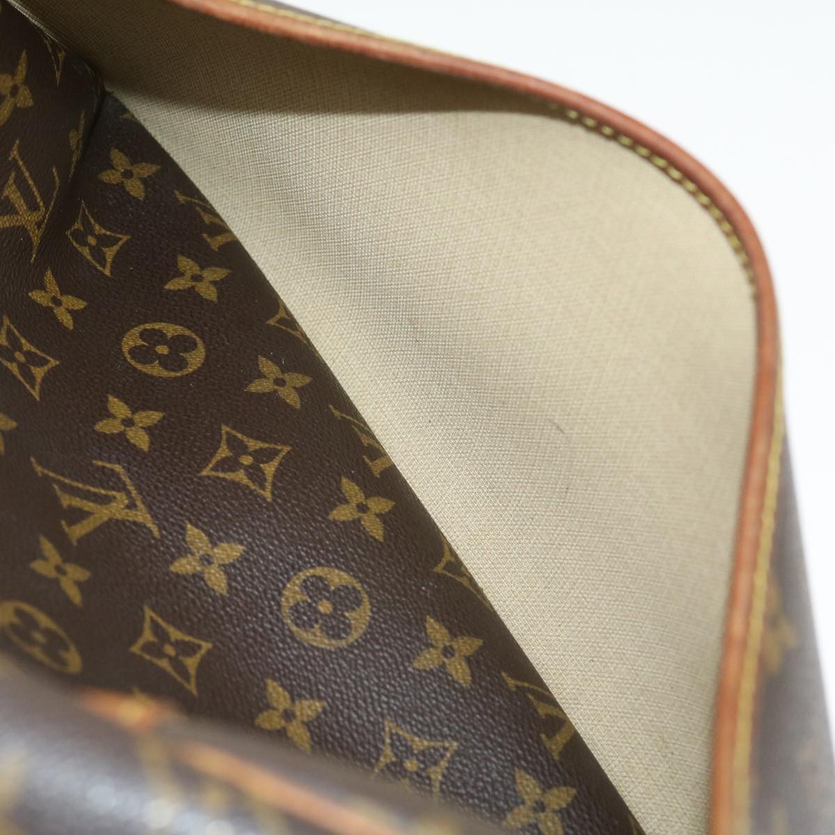 LOUIS VUITTON Monogram Deauville Hand Bag M47270 LV Auth 30005