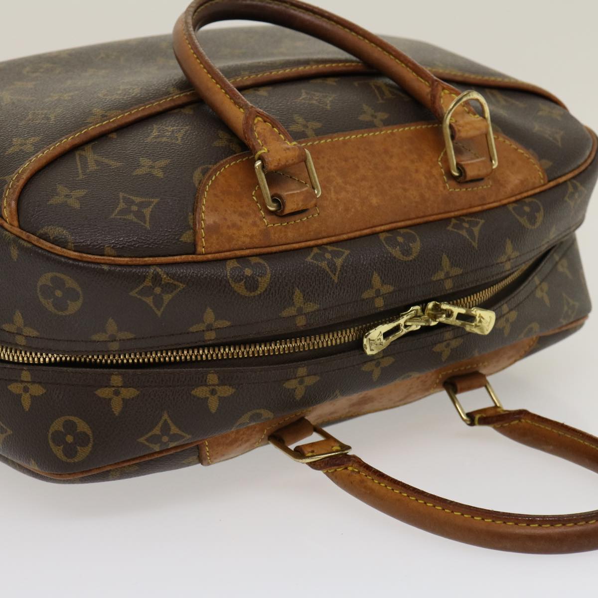 LOUIS VUITTON Monogram Deauville Hand Bag M47270 LV Auth 30005