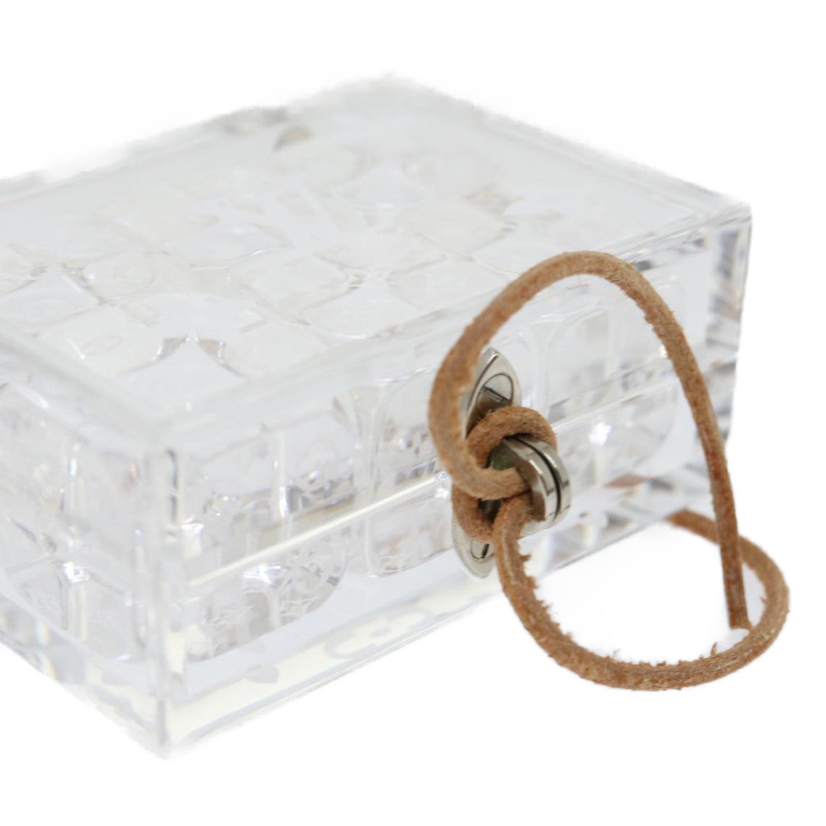 LOUIS VUITTON Monogram Dice object Clear LV Auth 30013A