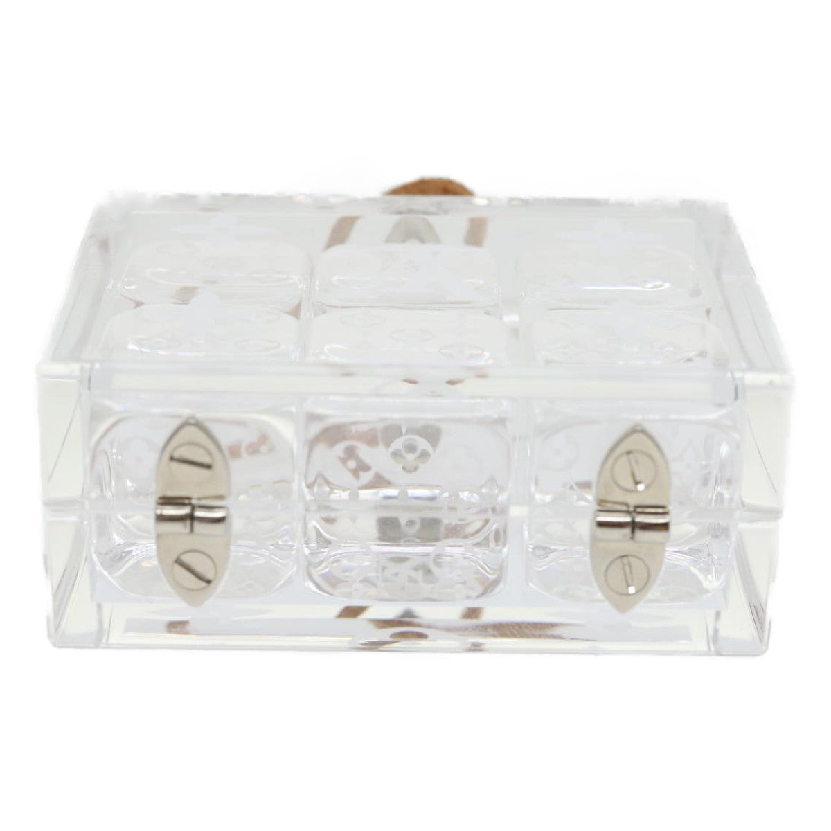 LOUIS VUITTON Monogram Dice object Clear LV Auth 30013A